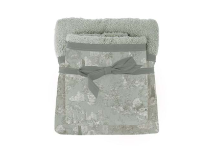 SET UTERÁKOV ZELENÝ TOILE DE BORGO BLANC MARICLO (A40902C)