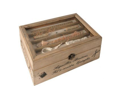 BOX NA ŠITIE DE FIL VEĽKÝ ANTIC LINE (DEC4380)