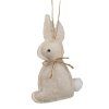 65372 easter pendant rabbit 10 cm beige cotton decorative pendant