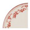 plat sur pied faustine bordeaux d32xh8cm faience 202330 202330 DET02 WEB