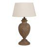 LAMPA STOLNÁ S TIENIDLOM HNEDÁ INTERIOR´S